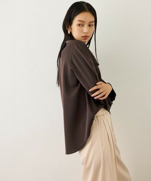 ROPE' / ロペ シャツ・ブラウス | フロントジップブラウス/イージーケア・セットアップ対応 | 詳細8