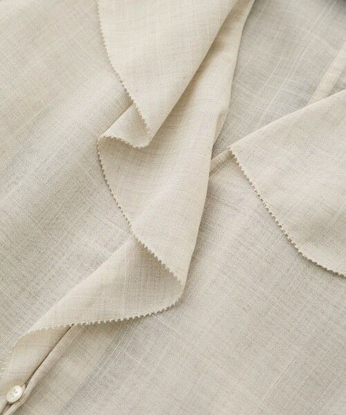 ROPE' / ロペ シャツ・ブラウス | リネンライクフリルカラーブラウス/セットアップ対応・イージーケア | 詳細22
