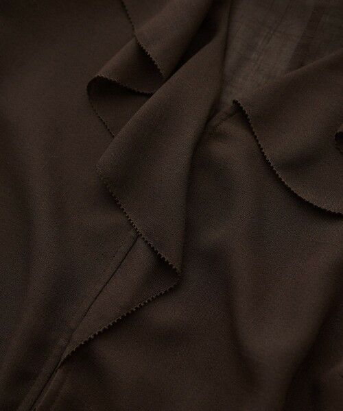 ROPE' / ロペ シャツ・ブラウス | リネンライクフリルカラーブラウス/セットアップ対応・イージーケア | 詳細23