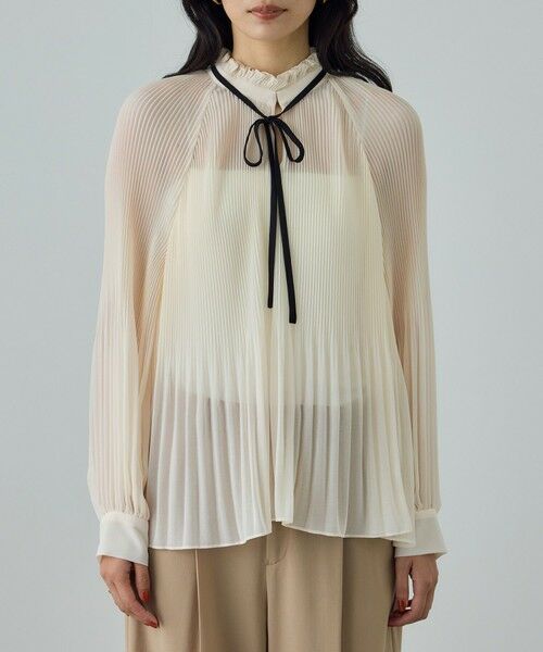 ROPE' / ロペ シャツ・ブラウス | プリーツデザインブラウス/イージーケア | 詳細15