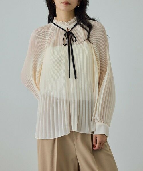 ROPE' / ロペ シャツ・ブラウス | プリーツデザインブラウス/イージーケア | 詳細2
