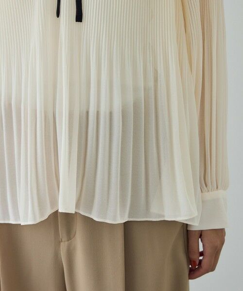 ROPE' / ロペ シャツ・ブラウス | プリーツデザインブラウス/イージーケア | 詳細23