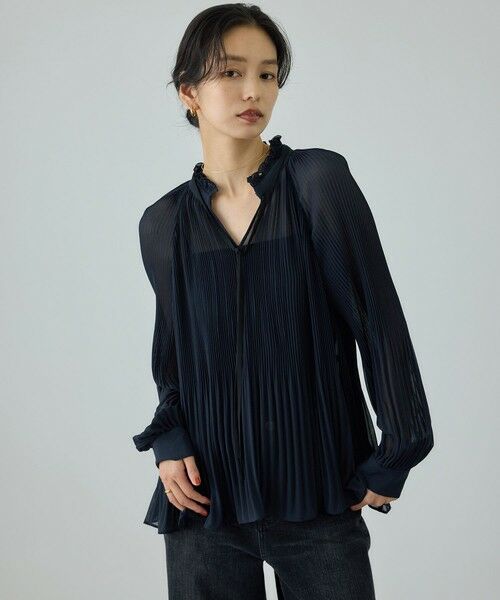 ROPE' / ロペ シャツ・ブラウス | プリーツデザインブラウス/イージーケア | 詳細6