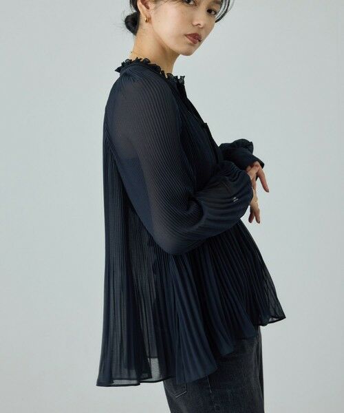 ROPE' / ロペ シャツ・ブラウス | プリーツデザインブラウス/イージーケア | 詳細7