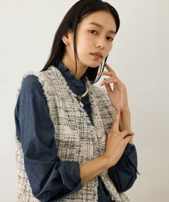 ROPE' / ロペ ベスト | ツイードVネックジレ
