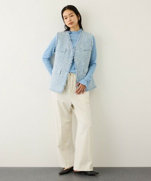 ROPE' / ロペ ベスト | ツイードVネックジレ | 詳細8