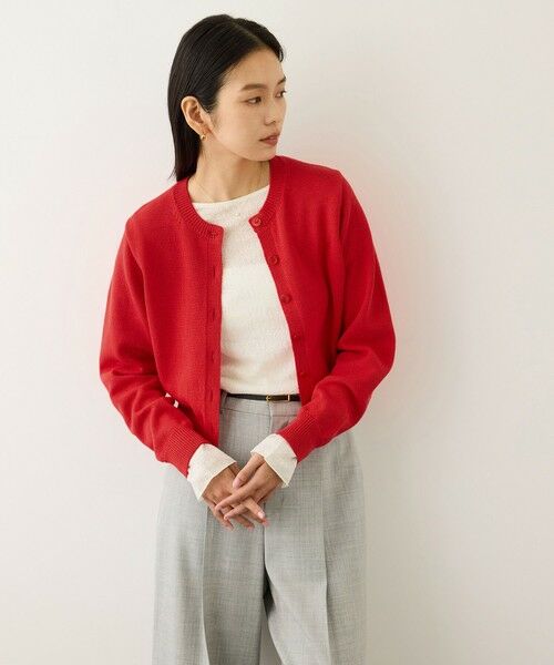 ROPE' / ロペ ニット・セーター | オーガニックコットンニットカーディガン/イージーケア | 詳細4