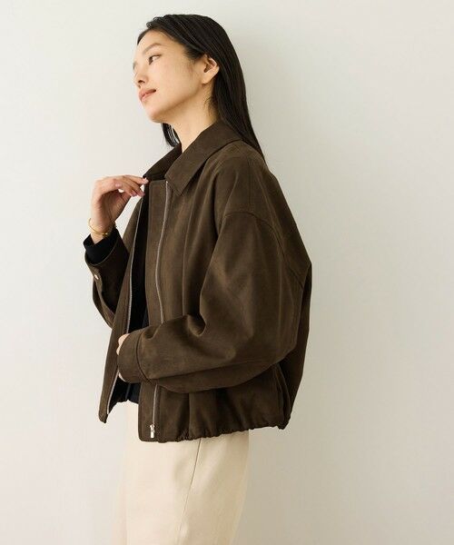 ROPE' / ロペ ブルゾン | スエードライクブルゾン | 詳細1