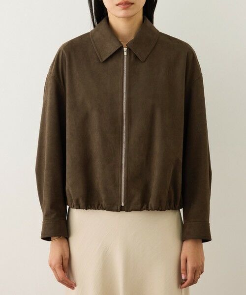 ROPE' / ロペ ブルゾン | スエードライクブルゾン | 詳細6