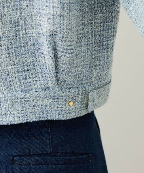 ROPE' / ロペ ノーカラージャケット | ツイードノーカラージャケット | 詳細19