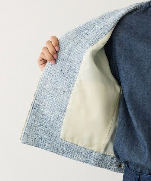 ROPE' / ロペ ノーカラージャケット | ツイードノーカラージャケット | 詳細20