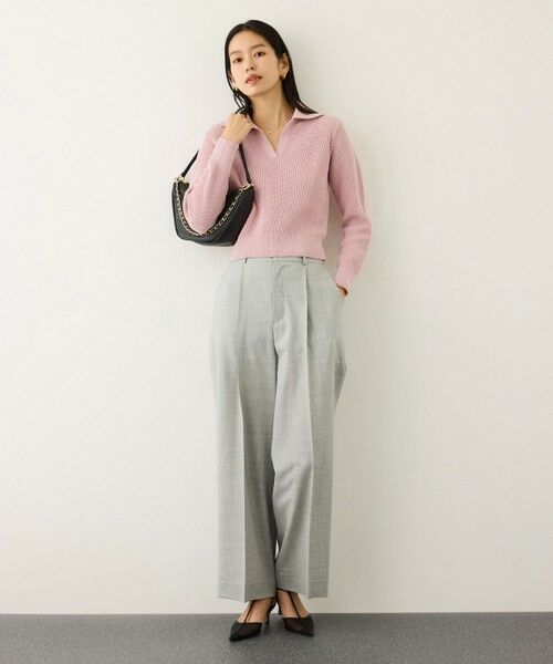 ROPE' / ロペ ニット・セーター | オーガニックコットンポロニットプルオーバー/イージーケア | 詳細12