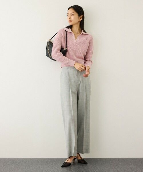 ROPE' / ロペ ニット・セーター | オーガニックコットンポロニットプルオーバー/イージーケア | 詳細13