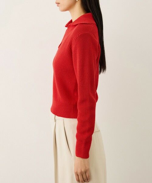 ROPE' / ロペ ニット・セーター | オーガニックコットンポロニットプルオーバー/イージーケア | 詳細15