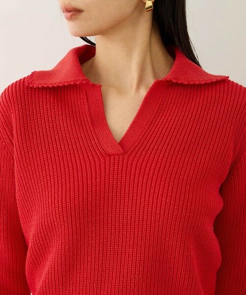 ROPE' / ロペ ニット・セーター | オーガニックコットンポロニットプルオーバー/イージーケア | 詳細17