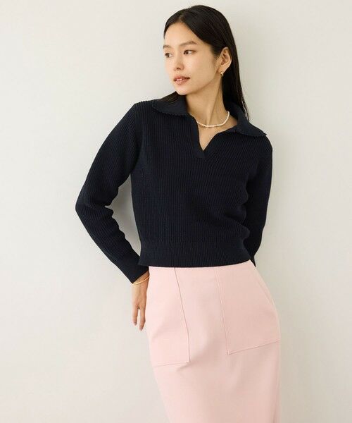 ROPE' / ロペ ニット・セーター | オーガニックコットンポロニットプルオーバー/イージーケア | 詳細2