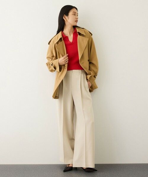 ROPE' / ロペ ニット・セーター | オーガニックコットンポロニットプルオーバー/イージーケア | 詳細7