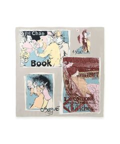 ROPE' / ロペ バンダナ・スカーフ | ロートレックシルクスカーフ/Lサイズ