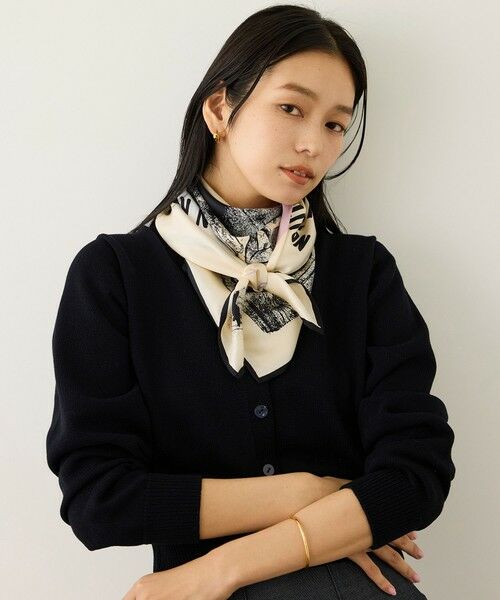 ROPE' / ロペ バンダナ・スカーフ | ロートレックシルクスカーフ/Lサイズ | 詳細15