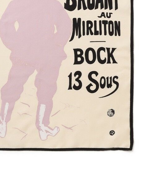 ROPE' / ロペ バンダナ・スカーフ | ロートレックシルクスカーフ/Lサイズ | 詳細4