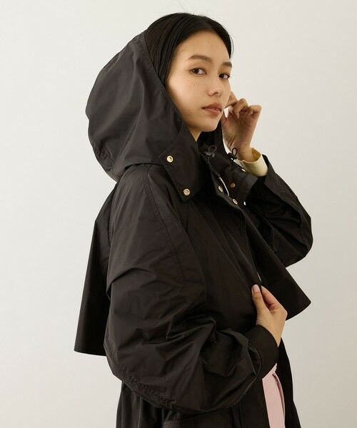 ROPE' / ロペ その他アウター | 【撥水】タフタフーデッドドロストロング丈コート | 詳細1