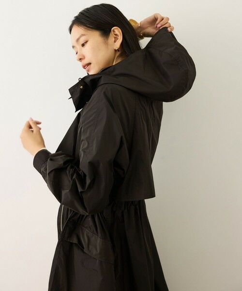 ROPE' / ロペ その他アウター | 【撥水】タフタフーデッドドロストロング丈コート | 詳細11