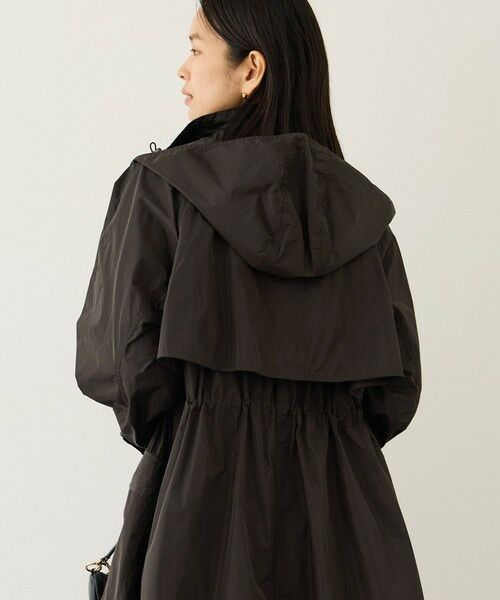 ROPE' / ロペ その他アウター | 【撥水】タフタフーデッドドロストロング丈コート | 詳細2