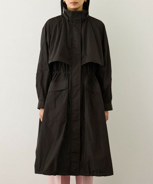 ROPE' / ロペ その他アウター | 【撥水】タフタフーデッドロング丈マンパライクコート | 詳細29