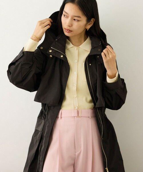 ROPE' / ロペ その他アウター | 【撥水】タフタフーデッドドロストロング丈コート | 詳細8