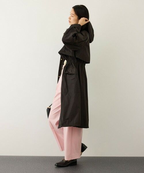 ROPE' / ロペ その他アウター | 【撥水】タフタフーデッドドロストロング丈コート | 詳細9