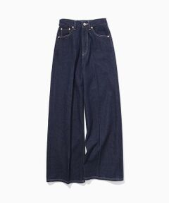 ROPE' / ロペ デニムパンツ | 【KUROKI】センタープレスイージーワイドデニムパンツ/セットアップ対応