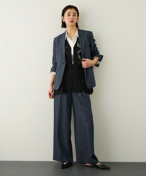 ROPE' / ロペ その他パンツ | イージータックワイドパンツ/イージーケア・セットアップ対応 | 詳細3