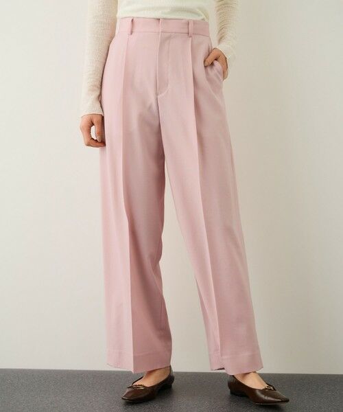 ROPE' / ロペ その他パンツ | ノンミュールジングウール ストレートワイドパンツ/セットアップ対応 | 詳細1