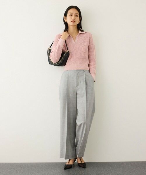 ROPE' / ロペ その他パンツ | ノンミュールジングウール ストレートワイドパンツ/セットアップ対応 | 詳細12