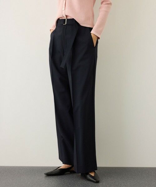 ROPE' / ロペ その他パンツ | ノンミュールジングウール ストレートワイドパンツ/セットアップ対応 | 詳細14