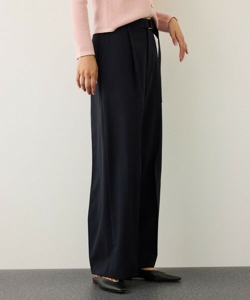 ROPE' / ロペ その他パンツ | ノンミュールジングウール ストレートワイドパンツ/セットアップ対応 | 詳細15
