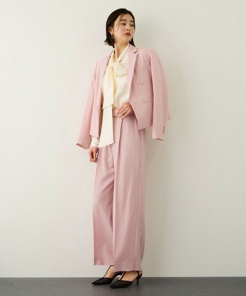 ROPE' / ロペ その他パンツ | ノンミュールジングウール ストレートワイドパンツ/セットアップ対応 | 詳細20