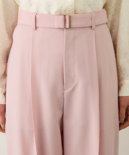 ROPE' / ロペ その他パンツ | ノンミュールジングウール ストレートワイドパンツ/セットアップ対応 | 詳細27