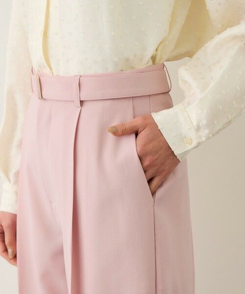 ROPE' / ロペ その他パンツ | ノンミュールジングウール ストレートワイドパンツ/セットアップ対応 | 詳細28