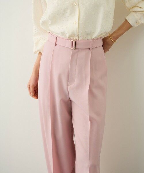 ROPE' / ロペ その他パンツ | ノンミュールジングウール ストレートワイドパンツ/セットアップ対応 | 詳細5