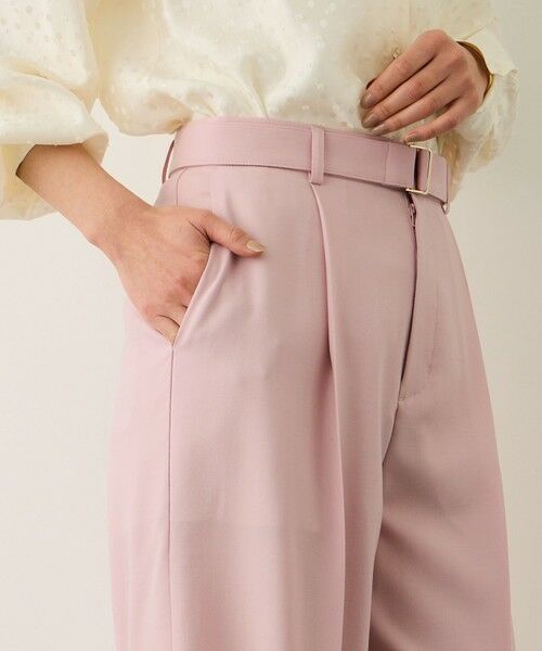 ROPE' / ロペ その他パンツ | ノンミュールジングウール ストレートワイドパンツ/セットアップ対応 | 詳細6