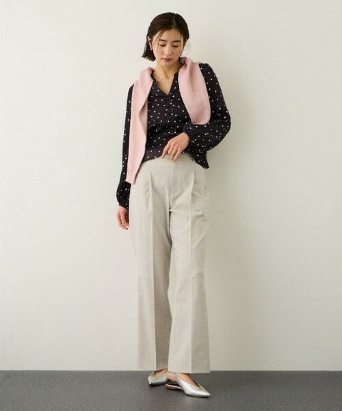 ROPE' / ロペ その他パンツ | リネンライクセミフレアパンツ/イージーケア・セットアップ対応 | 詳細5
