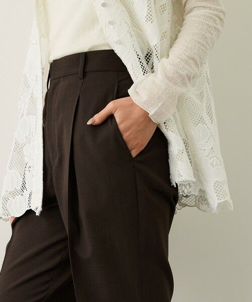 ROPE' / ロペ その他パンツ | リネンライクセミフレアパンツ/イージーケア・セットアップ対応 | 詳細7