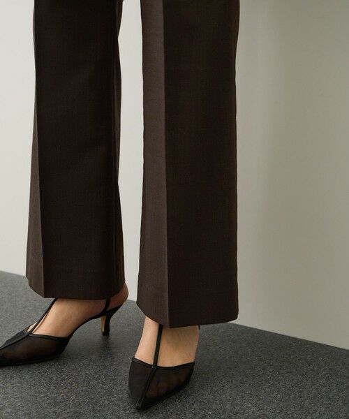 ROPE' / ロペ その他パンツ | リネンライクセミフレアパンツ/イージーケア・セットアップ対応 | 詳細8