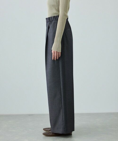 ROPE' / ロペ スラックス・ドレスパンツ | トリアセツイル ワンタックイージーワイドパンツ(デニムライク)/イージーケア・セットアップ対応 | 詳細11