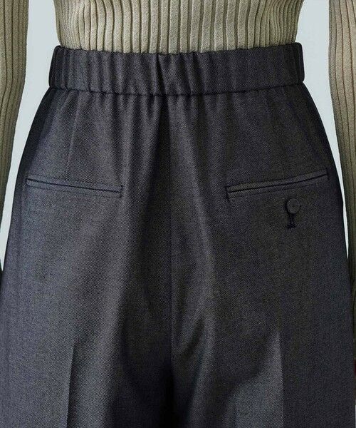 ROPE' / ロペ スラックス・ドレスパンツ | トリアセツイル ワンタックイージーワイドパンツ(デニムライク)/イージーケア・セットアップ対応 | 詳細13
