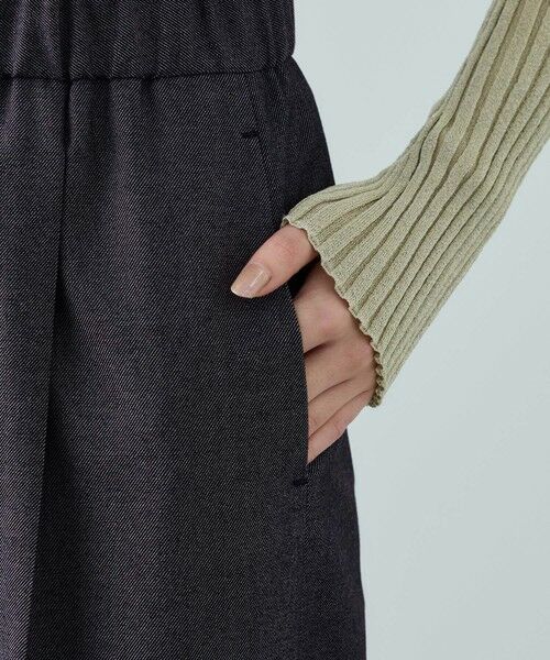 ROPE' / ロペ スラックス・ドレスパンツ | トリアセツイル ワンタックイージーワイドパンツ(デニムライク)/イージーケア・セットアップ対応 | 詳細15