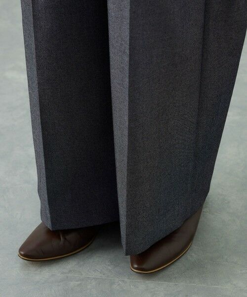 ROPE' / ロペ スラックス・ドレスパンツ | トリアセツイル ワンタックイージーワイドパンツ(デニムライク)/イージーケア・セットアップ対応 | 詳細16