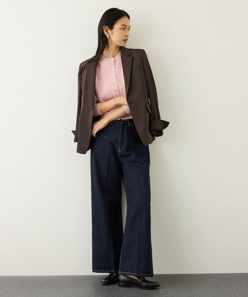 ROPE' / ロペ テーラードジャケット | ウエストシェイプ ベルテッドシングルジャケット/セットアップ対応 | 詳細15