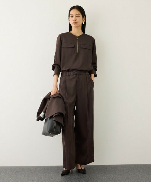 ROPE' / ロペ テーラードジャケット | ウエストシェイプ ベルテッドシングルジャケット/セットアップ対応 | 詳細16